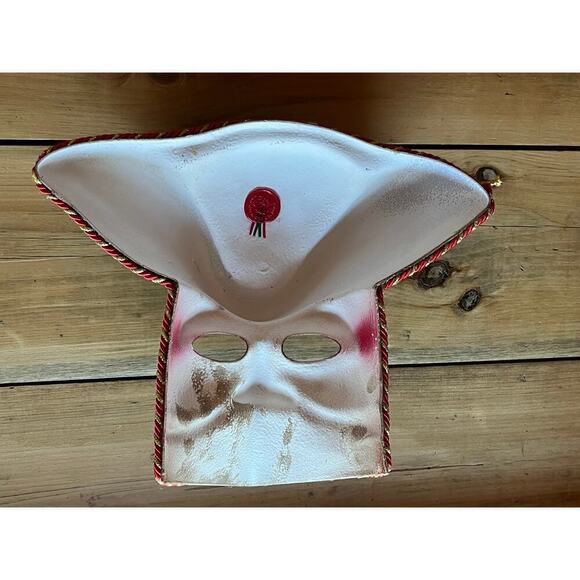 Maschera Del Galeone Original Hand Painted Mask. Stamped. Pirate? Music.No strap - Picture 7 of 10